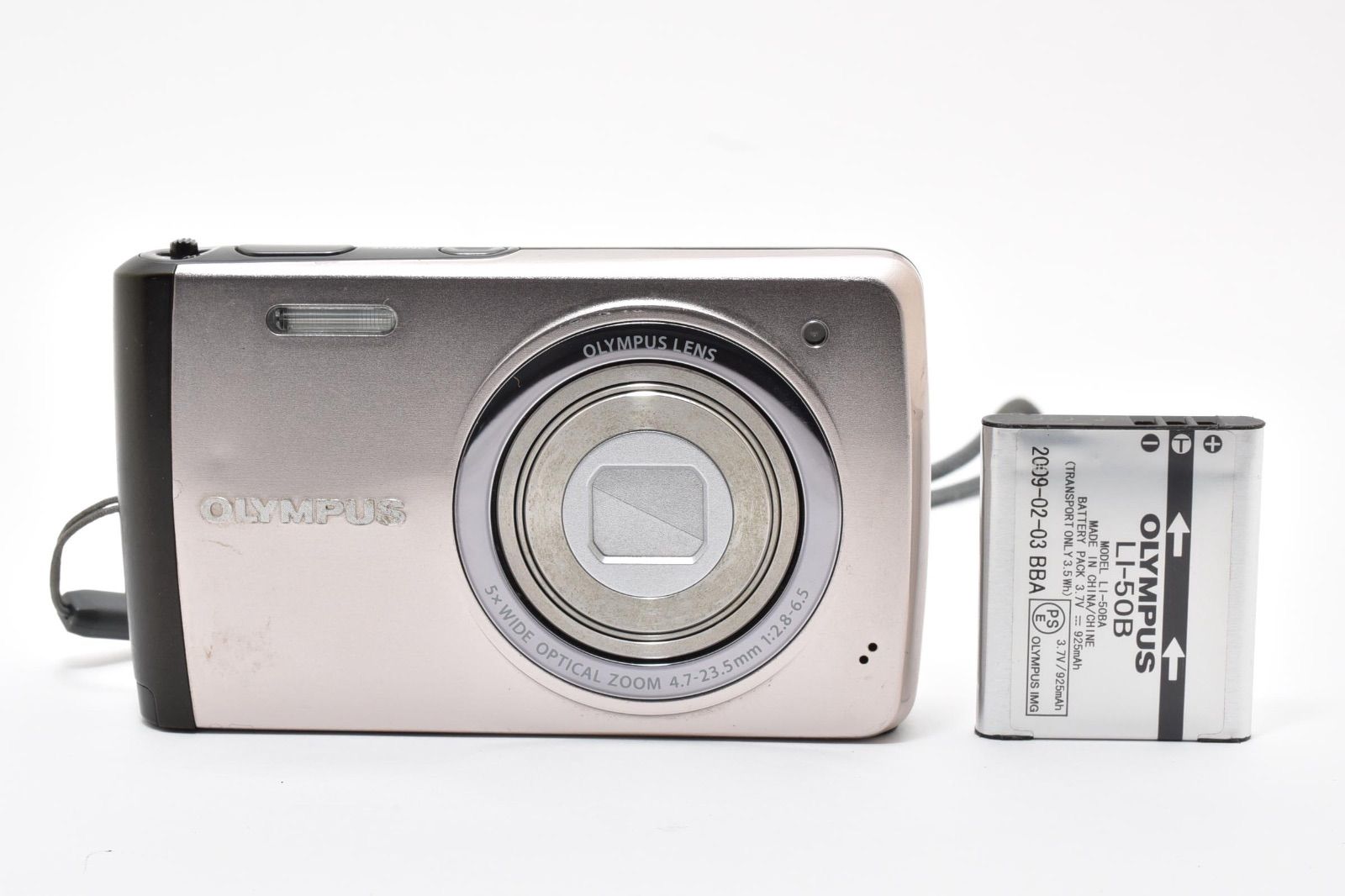 オリンパス OLYMPUS STYLUS VH-410 シルバー コンパクトデジタルカメラ