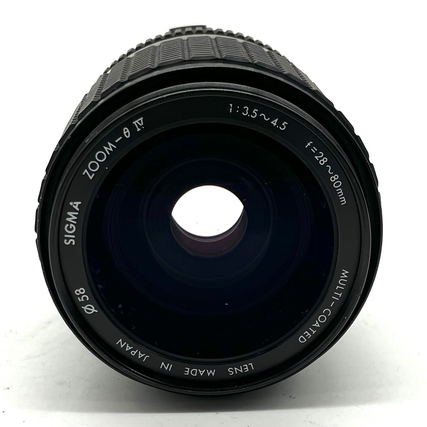 fa268【お買い得】SIGMA ズームレンズ ZOOM-Ø Ⅳ 1:3.5～4.5 f=28