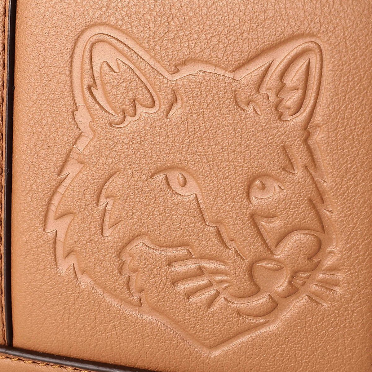 新品 メゾン キツネ MAISON KITSUNE トートバッグ レザー ミニ トート 