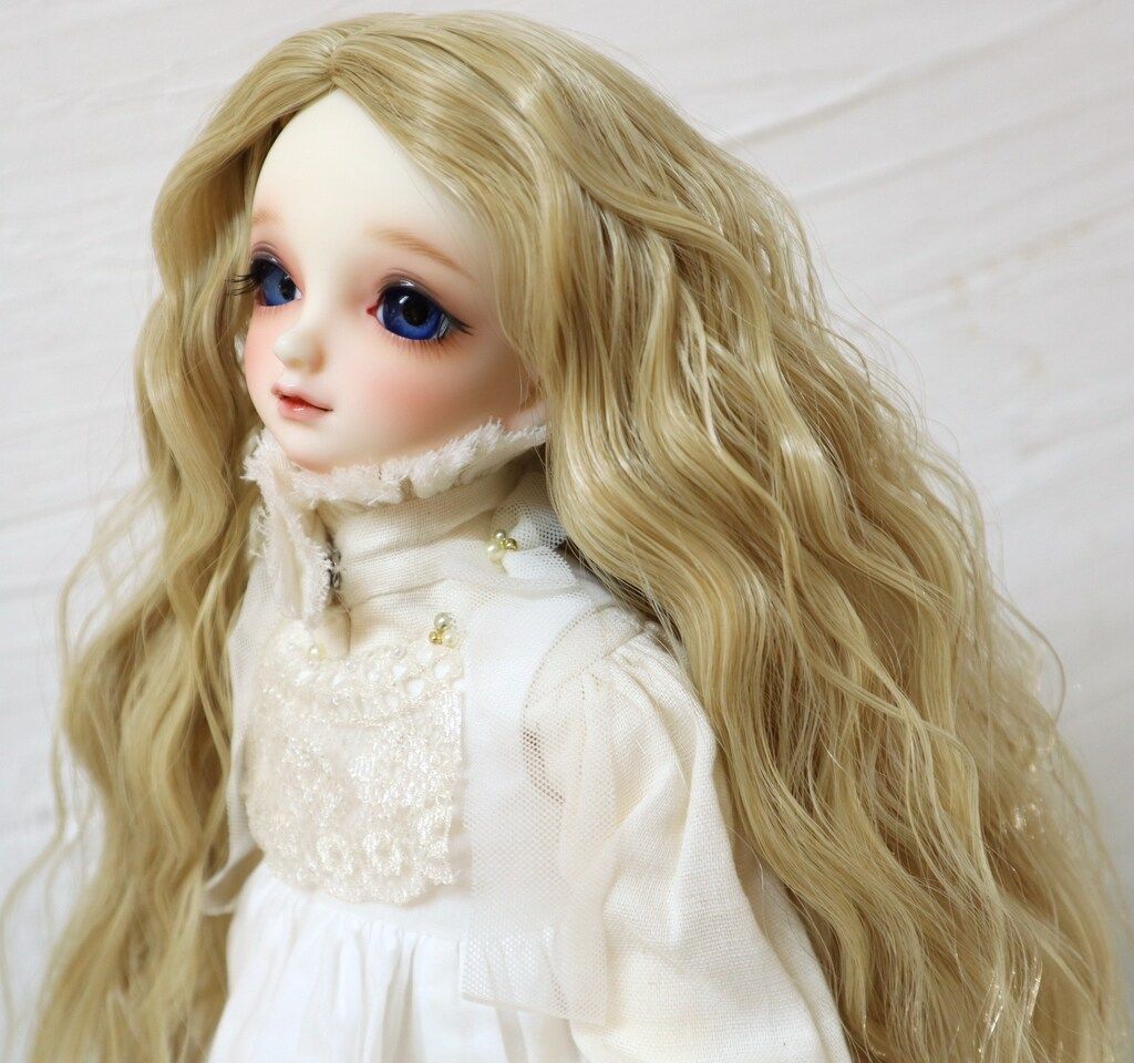 耐熱ドールウィッグ ひめかずら+ M-J-CH ヴィーナスウェーブ