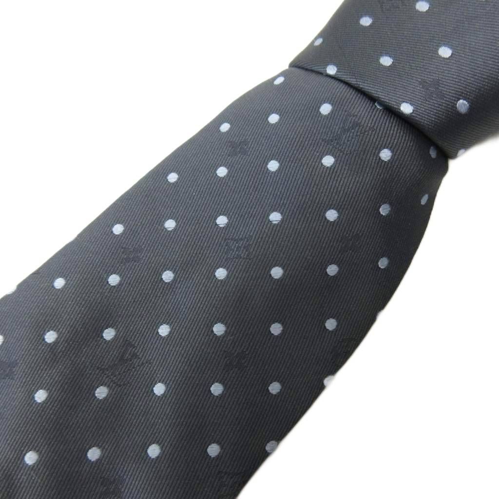 LOUIS VUITTON ネイビー ドット柄 ネクタイ LOUIS VUITTON ネクタイ ネイビー ドット柄 ほぼ未使用 LOUIS VUITTON