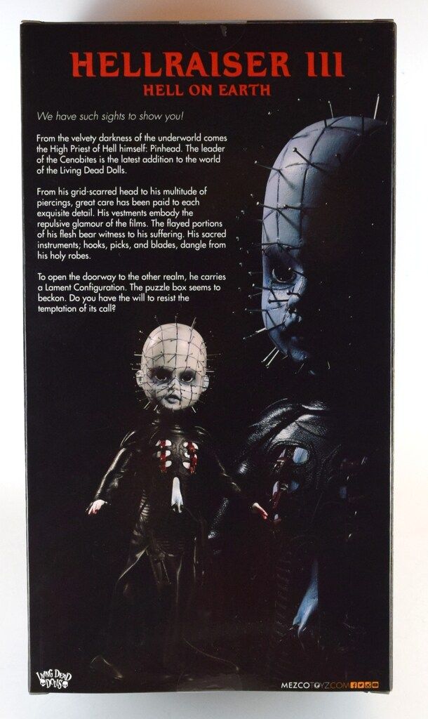 メズコ リビングデッドドールズ ヘルレイザー3 ピンヘッド レッド