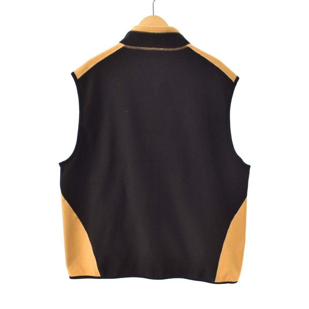 SEDAN ALL-PURPOSEフリースベスト イエロー/ブラック セダンオールパーパス SEDAN ALL-PURPOSE 24AW Fleece Full Zip Vest