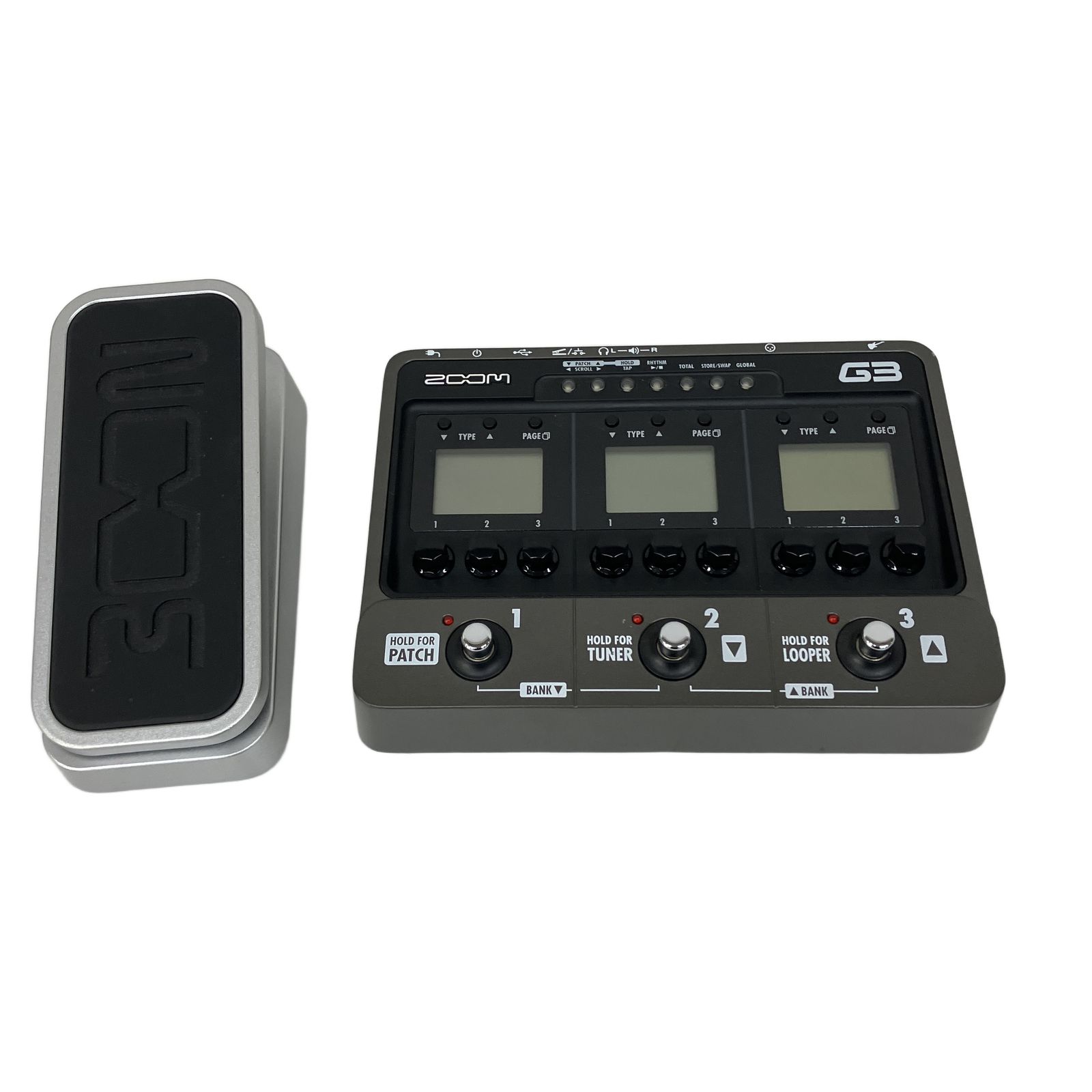 【送料無料】ZOOM G3マルチエフェクター・エクスプレッションペダルFP02M ZOOM G3 FP02M マルチエフェクター エクスプレッションペダル 中古