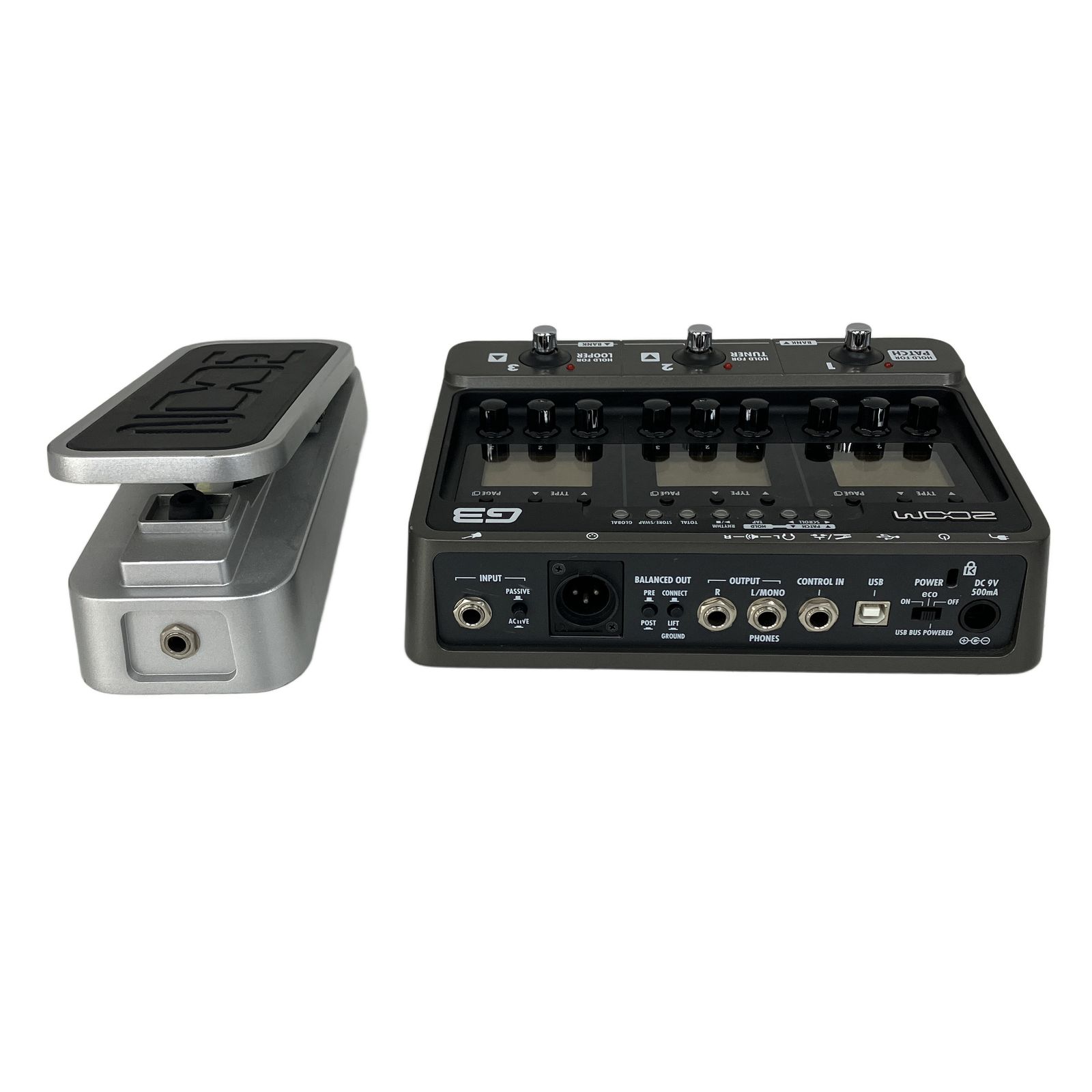 ZOOM G3 FP02M マルチエフェクター エクスプレッションペダル 中古