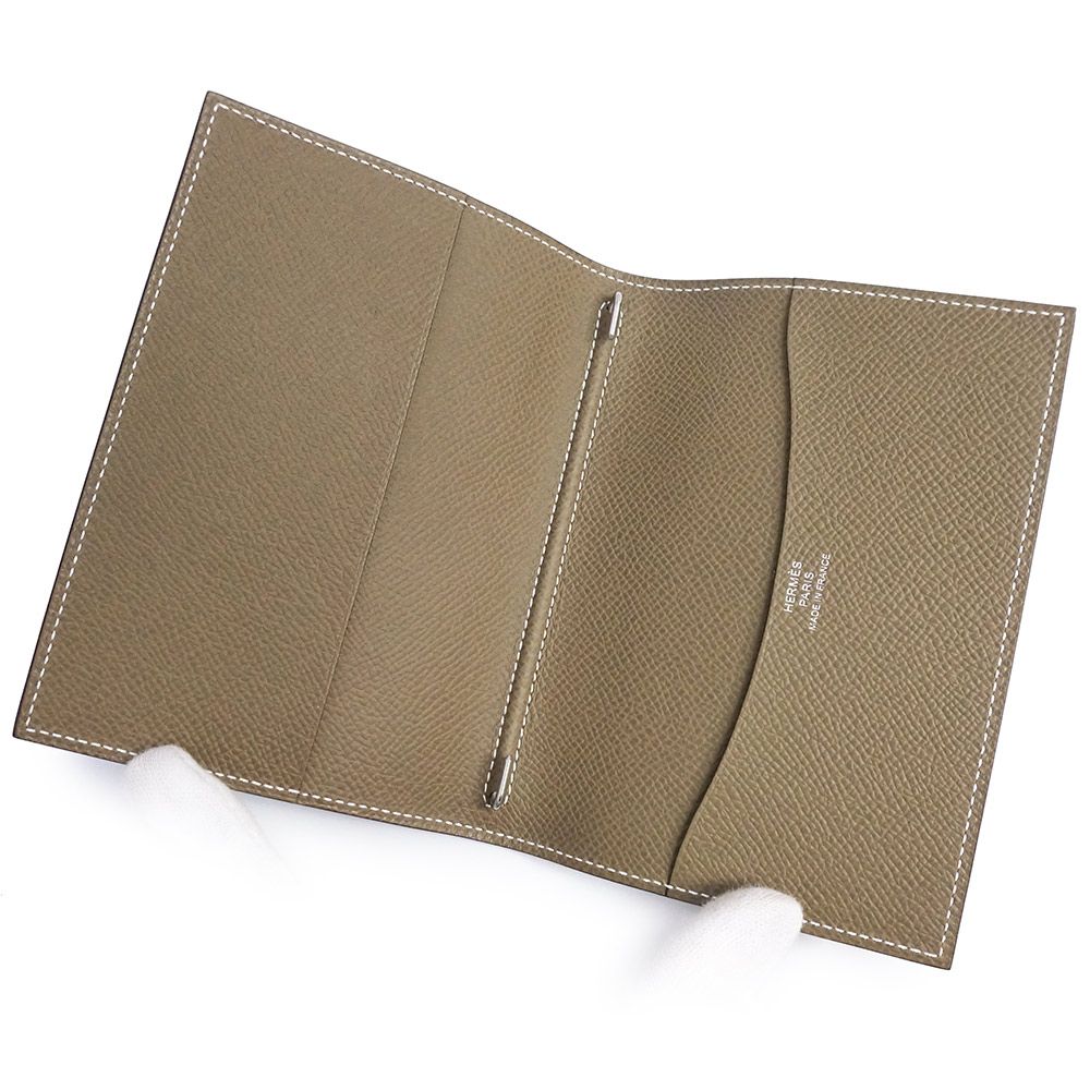 エルメス AGENDA GM グリ・エタン　手帳カバー エルメス アジェンダ GM ヴォーエプソン エトゥープ エトープ