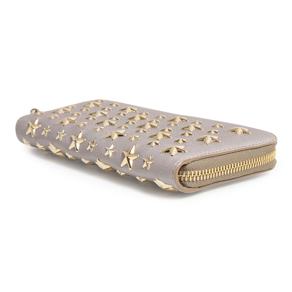 JIMMY CHOO FILIPA フィリッパ長財布 スタッズイエローパイソン JIMMY CHOO FILIPA フィリッパ長財布 スタッズイエローパイソン