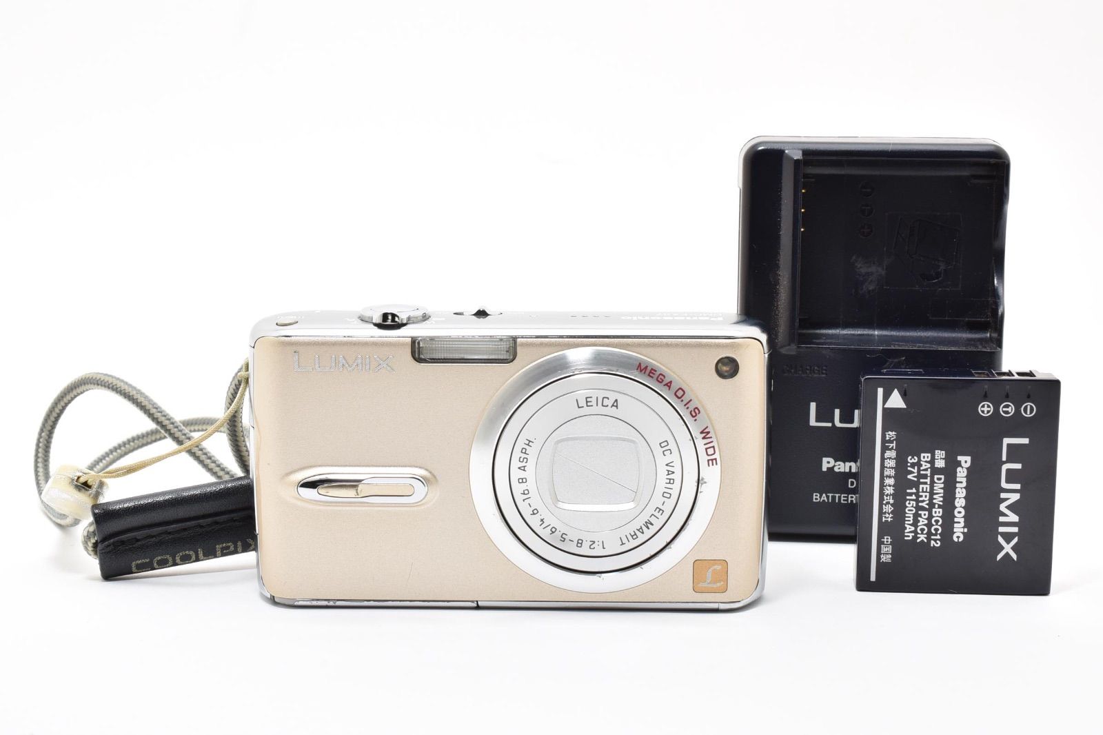 美品】パナソニック Panasonic LUMIX DMC-FX07 グロスゴールド - メルカリ