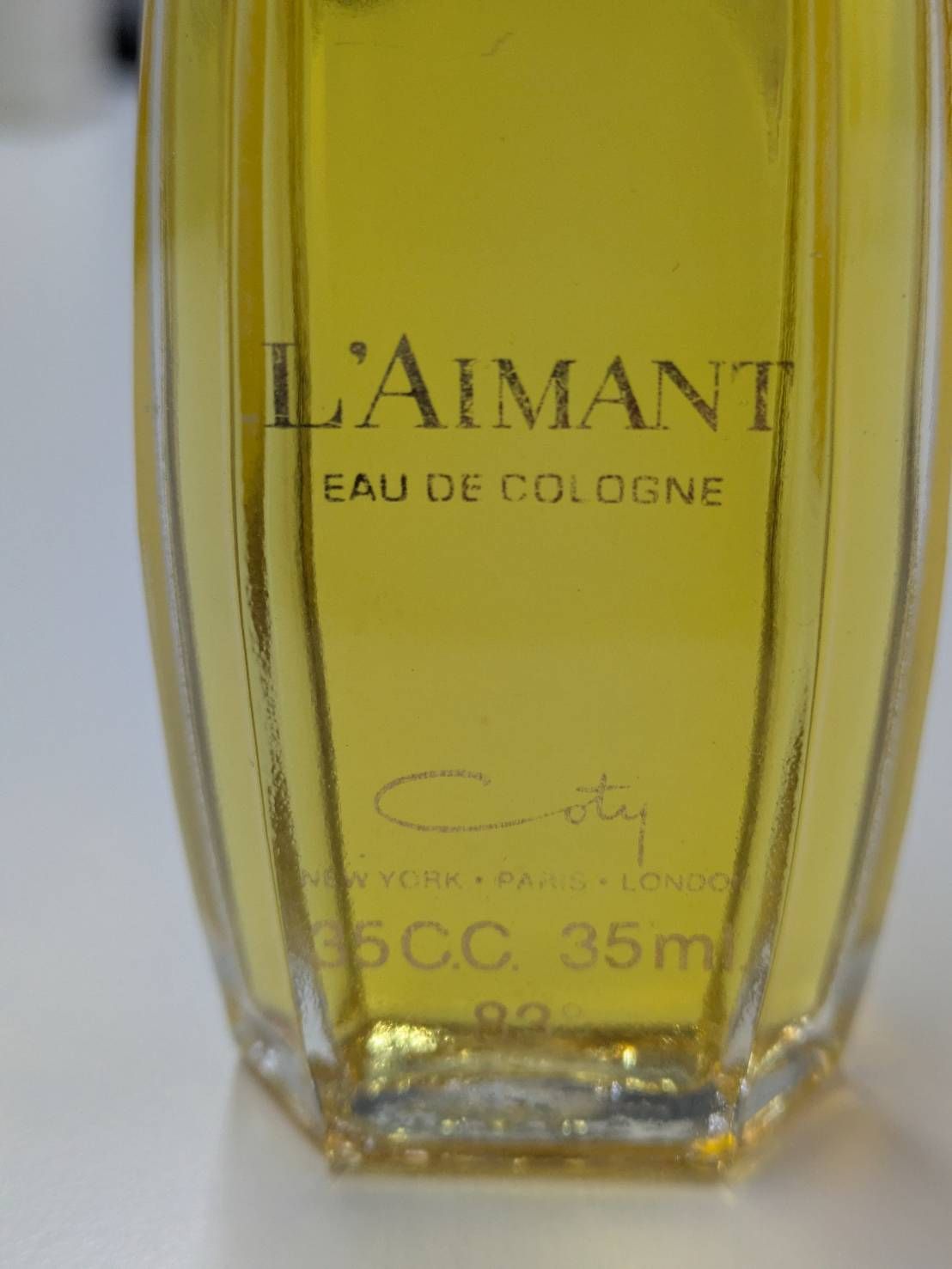 D【保管品】Coty L'AIMANT レマン オードコロン 35ml 香水