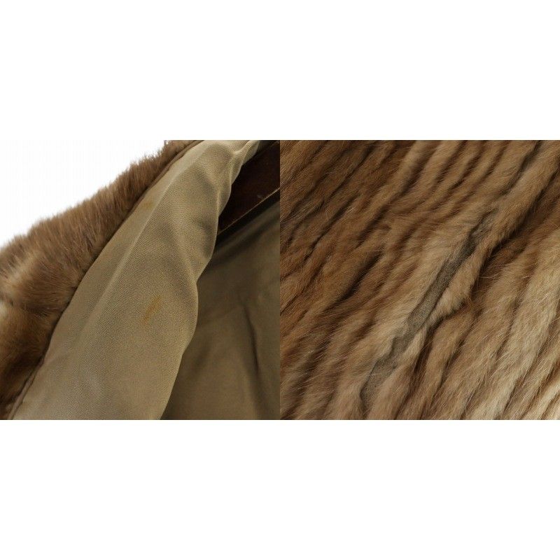 サガミンク SAGA MINK 銀サガ ELEGANS 毛皮コート ミンクファー ミドル