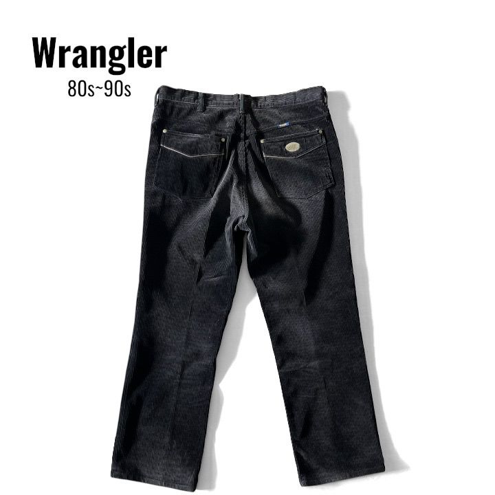 裾幅25cm 極太 2tuck 90s 〜 wrangler コーデュロイパンツ 80s～90s Wrangler ラングラー コーデュロイパンツ 太畝 ストレート