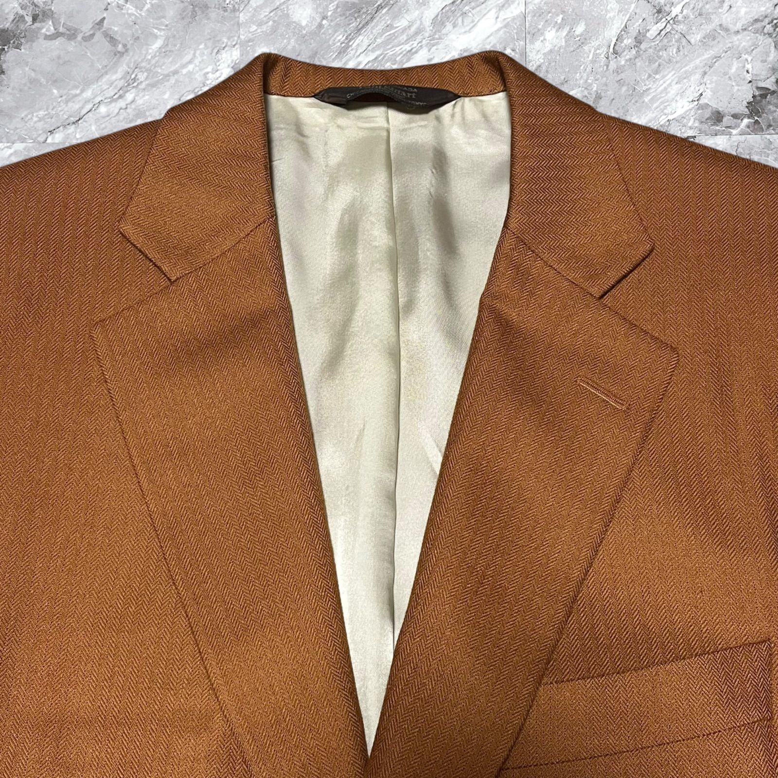 キャメル100%PaulStuartポールスチュアート ハンティングジャケットM