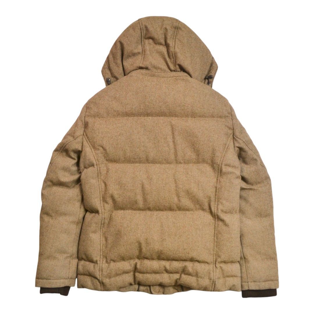 極美品】HUGO BOSSヒューゴボス DERY2ウール混ツイードフード着脱