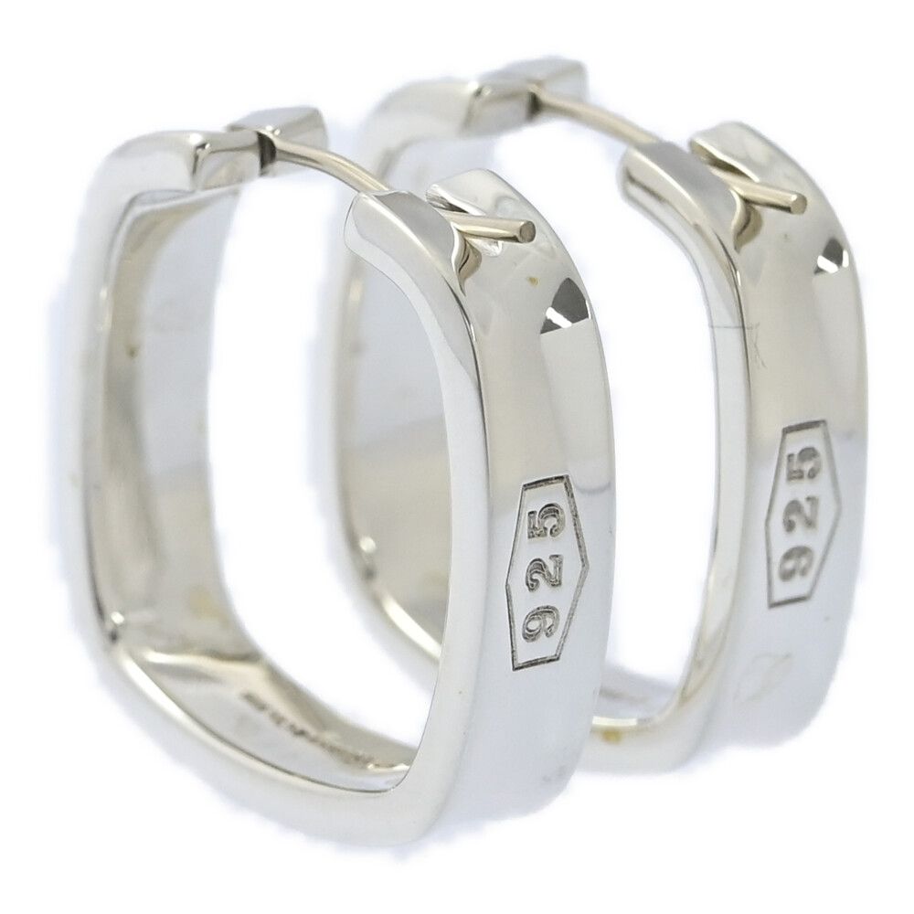 ティファニー ティファニー1837 スクエア フープ ピアス/Sv925-10.2g