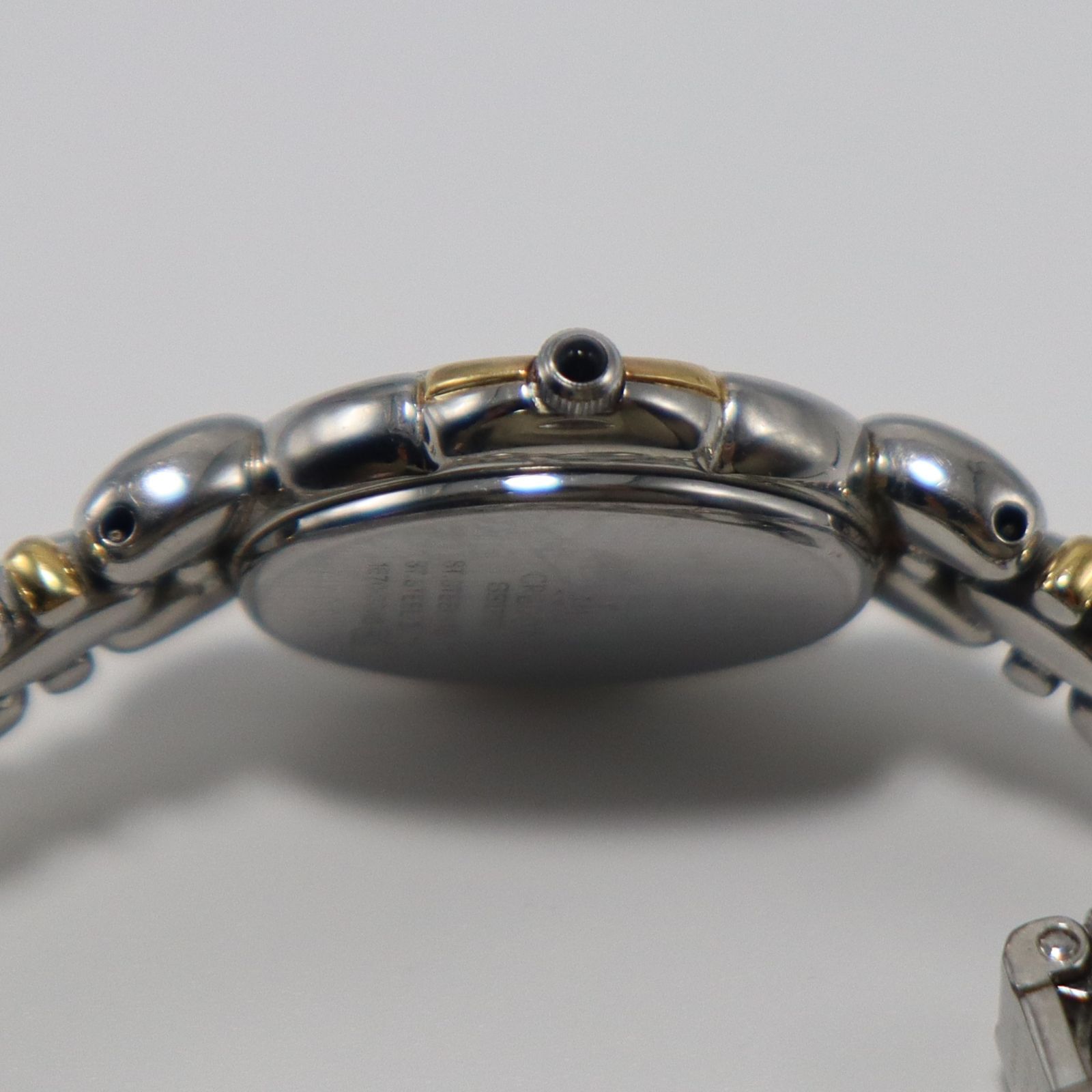 電池新品 セイコー クレドール 1E70-3040 クォーツ 18KT+SS サイド8P 
