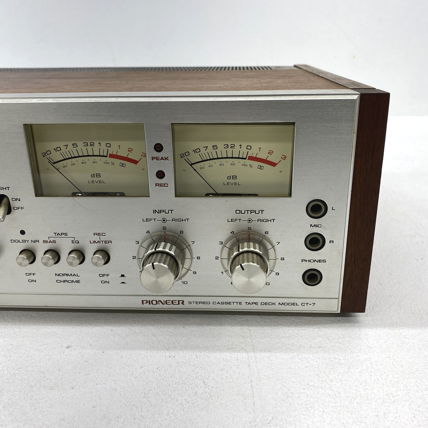 ☆加古川物流】【ジャンク品】Pioneer '70年代レトロカセットデッキ CT