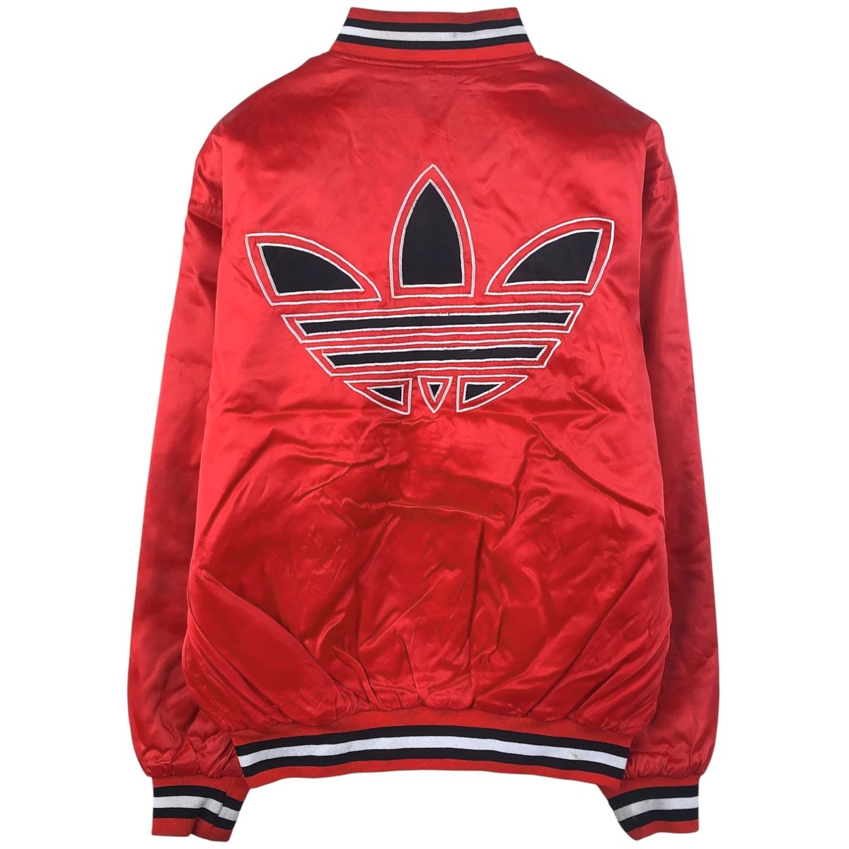 古着 80~90年代 アディダス adidas トレフォイルロゴ バックロゴ 中綿 