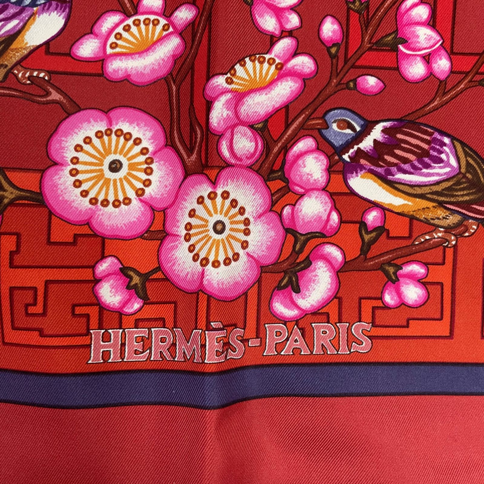 未使用品 HERMES エルメス カレ90 シルク100％ スカーフ TURANDOT