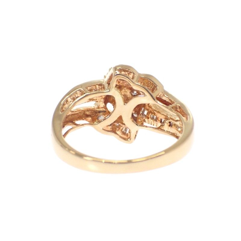 デザインジュエリー 11号 リング K18イエローゴールド 18金