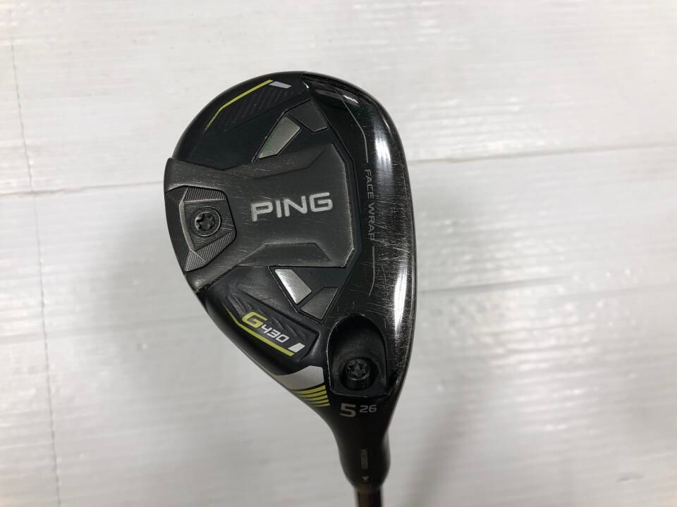 ピン G430 26度 ALTA J CB BLACK SRフレックス ユーティリティ 中古