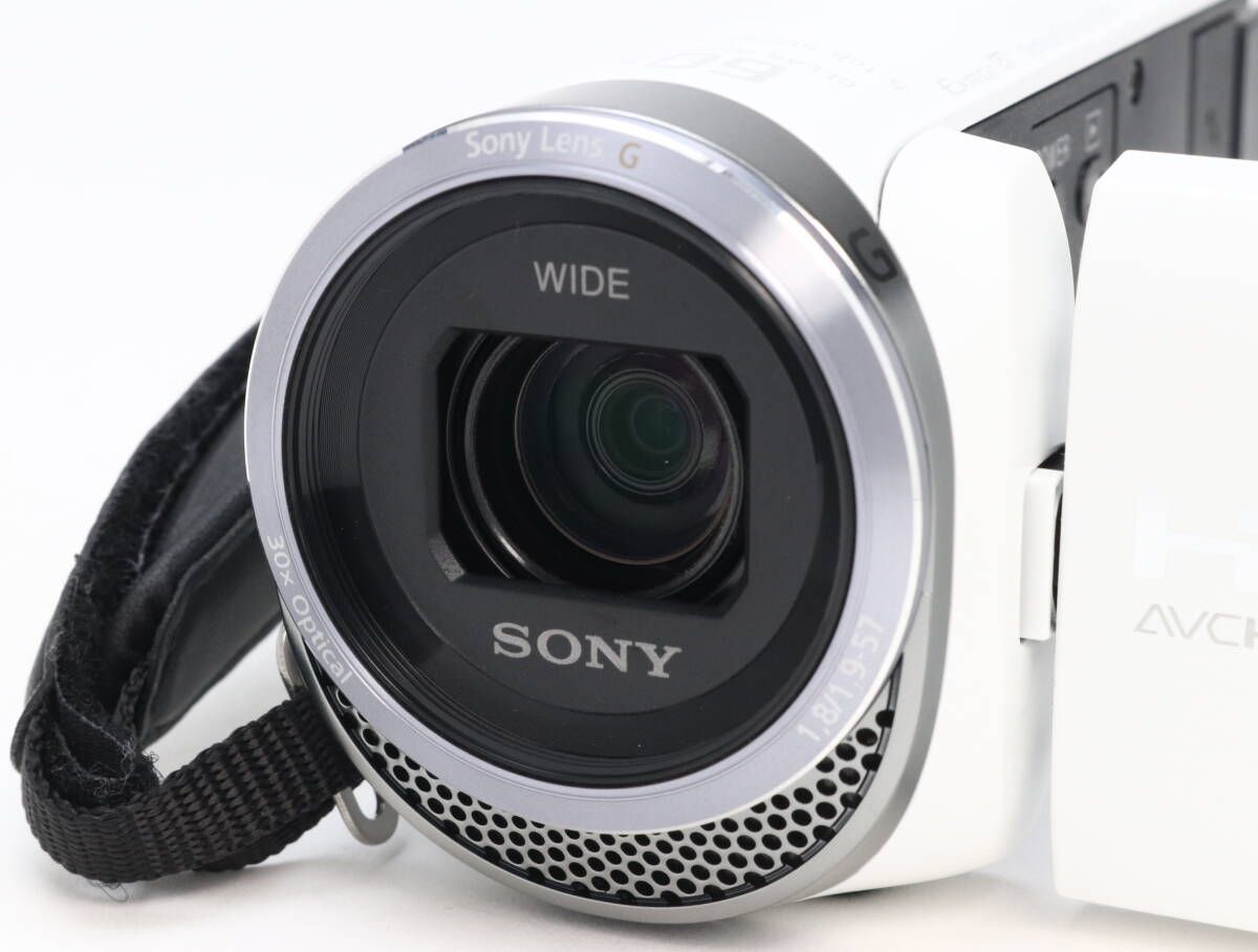 A+ (美品) SONY ソニー HANDYCAM HDR-CX420 ホワイト 初期不良返品対応