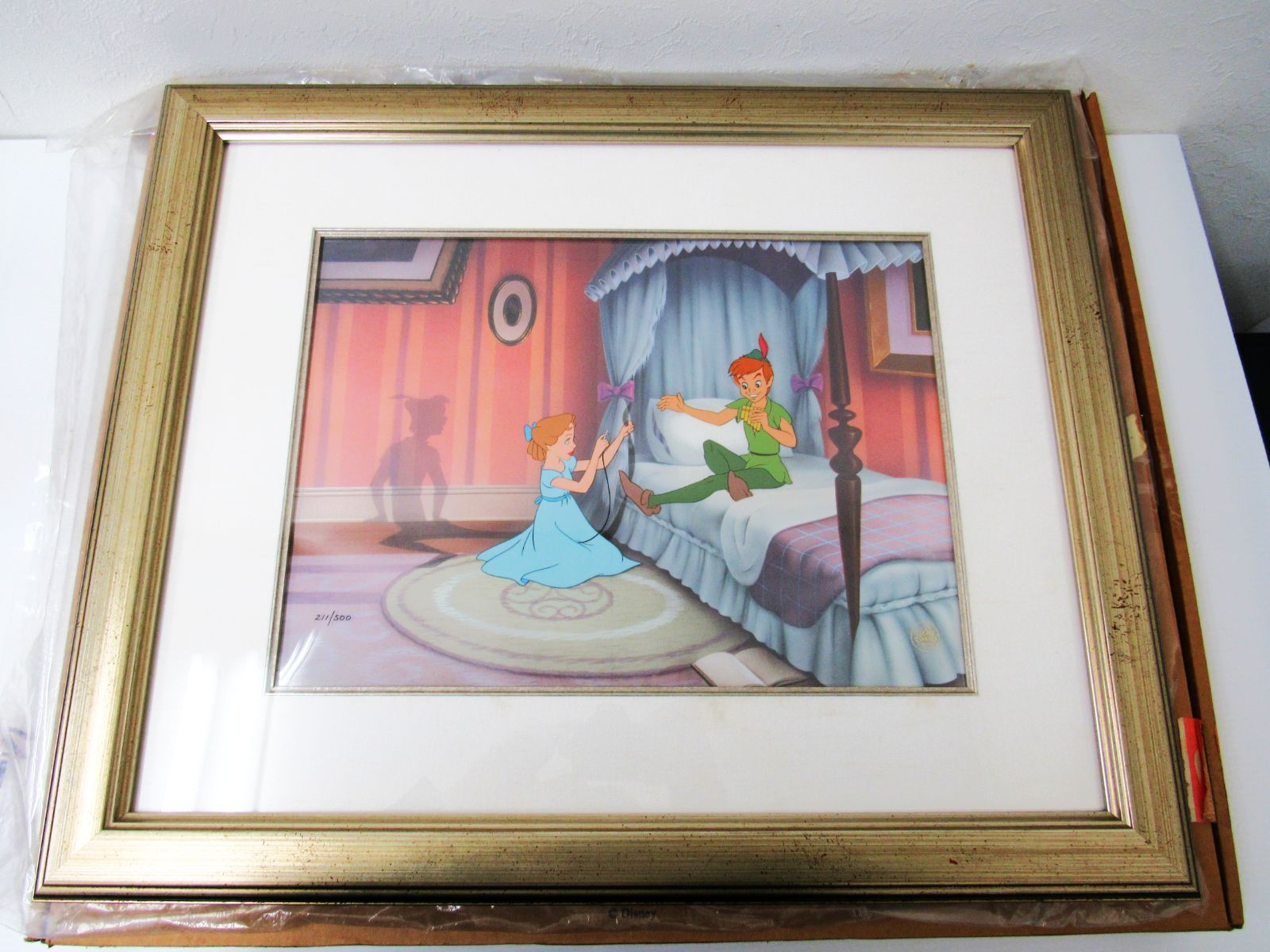 Disney 500枚限定 シリアル付き ディズニー ピーターパン ウェンディ