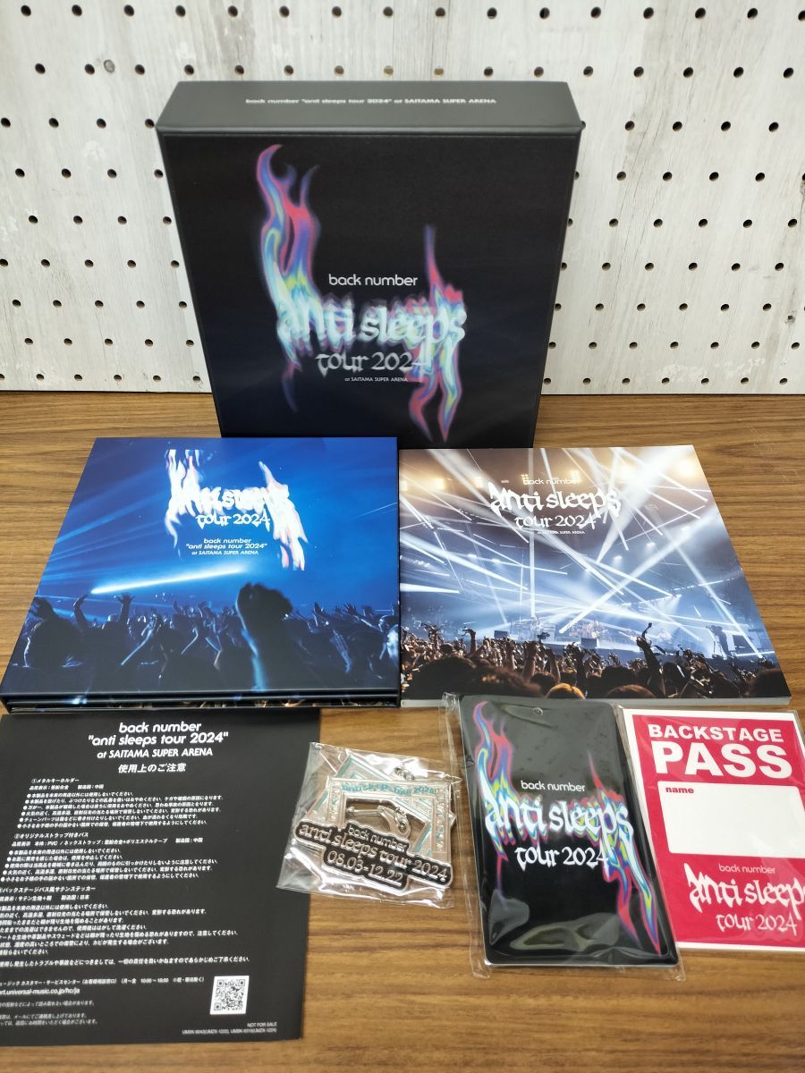 【初回限定BOX】back number anti sleeps tour back number “anti sleeps tour 2024” at SAITAMA SUPER ARENA【初回