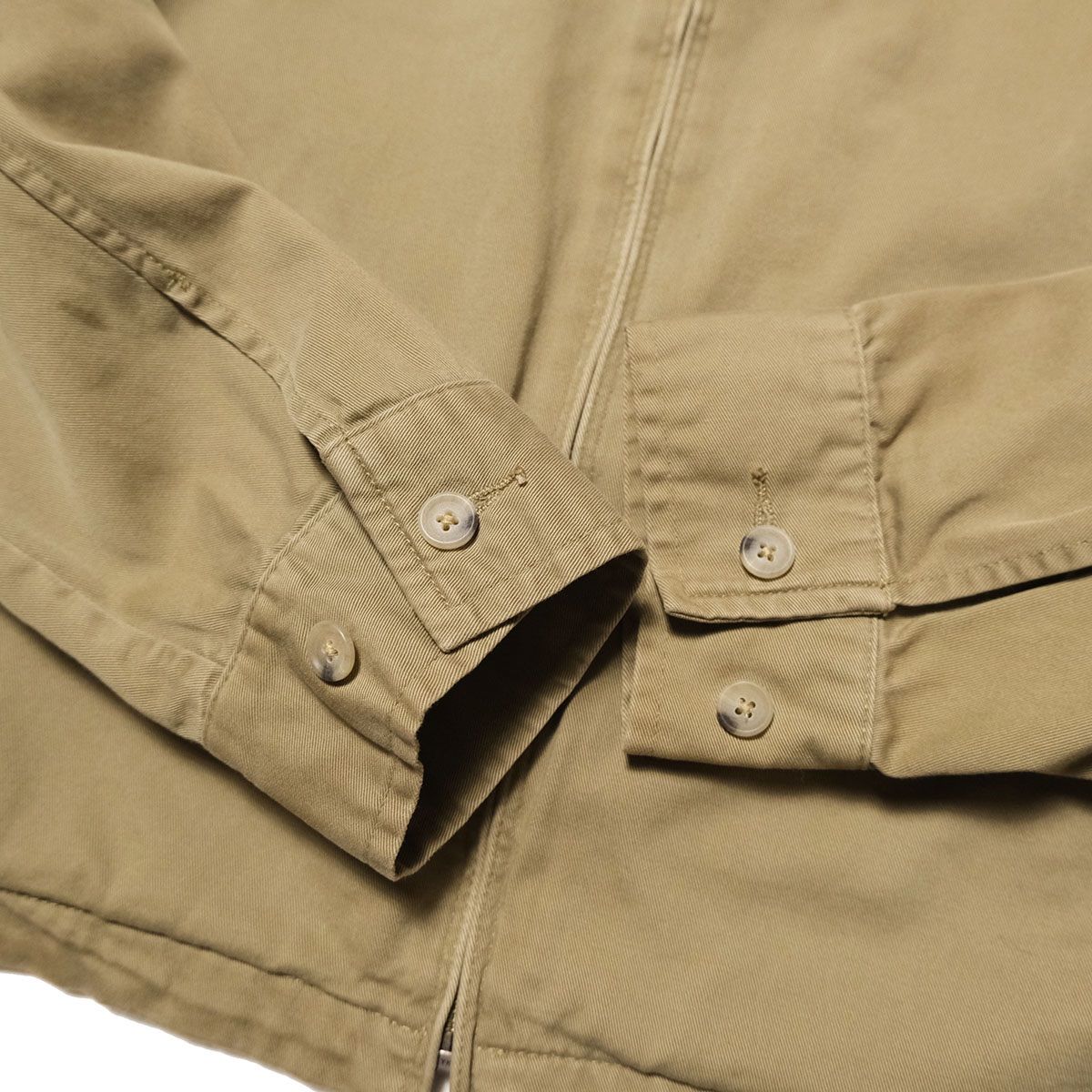 90's ポロラルフローレン コットン スイングトップ (M) カーキ系