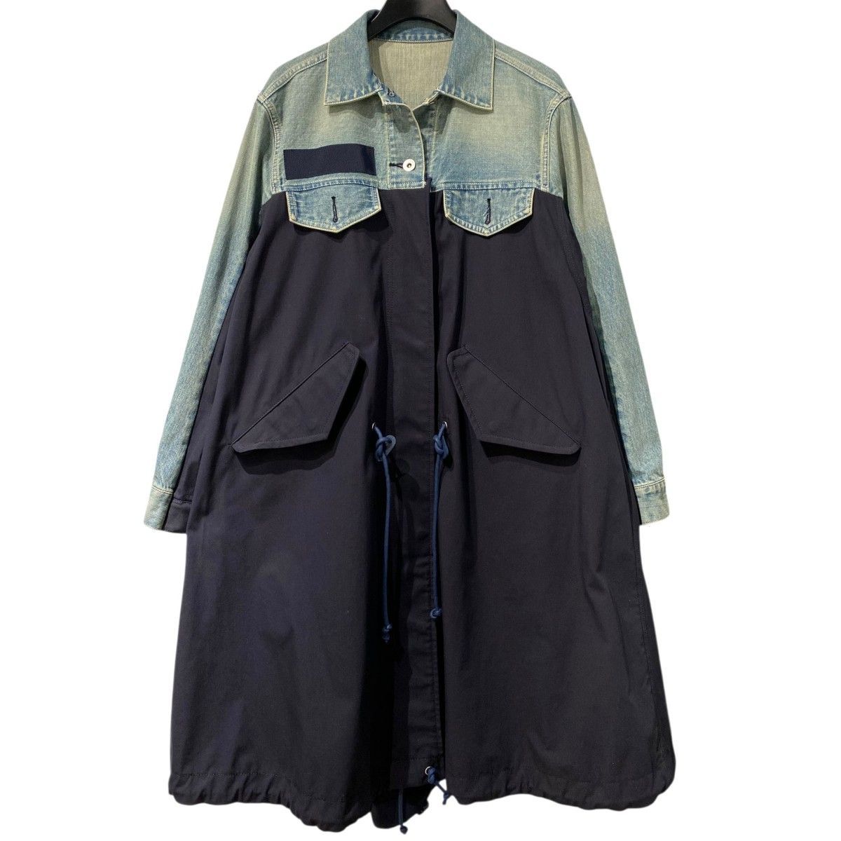 sacai 20AW Denim×Mods Coatデニムドッキングモッズコート SCW-056