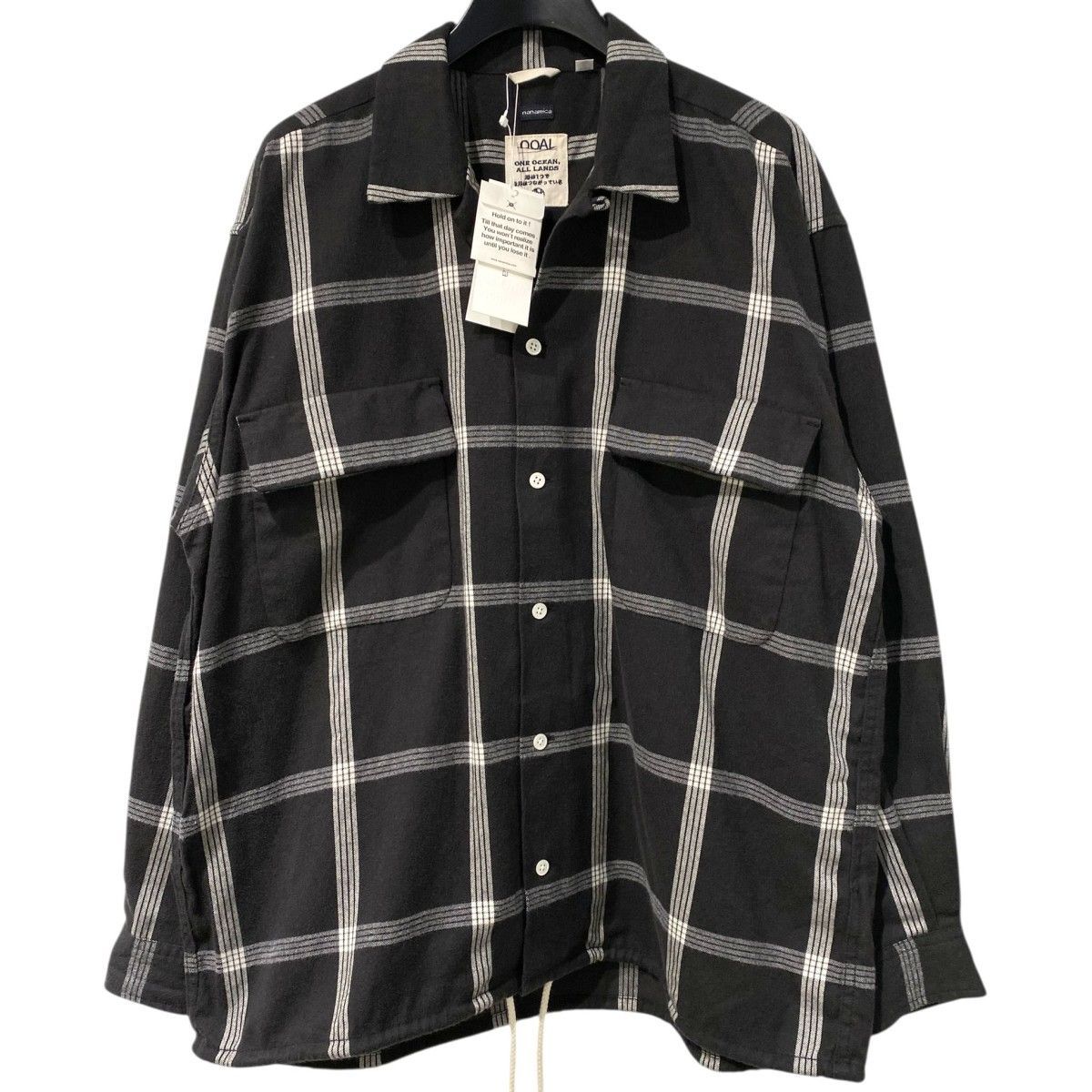 nanamica 25AW Flannel PALAKA Check Shirtフランネルチェックオーバー 