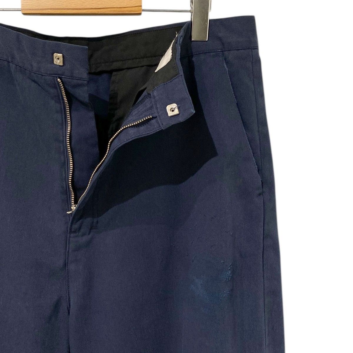 ANCELLM×WISM 24AW WIDE CHINO PANTS USEDダメージ加工ワイド