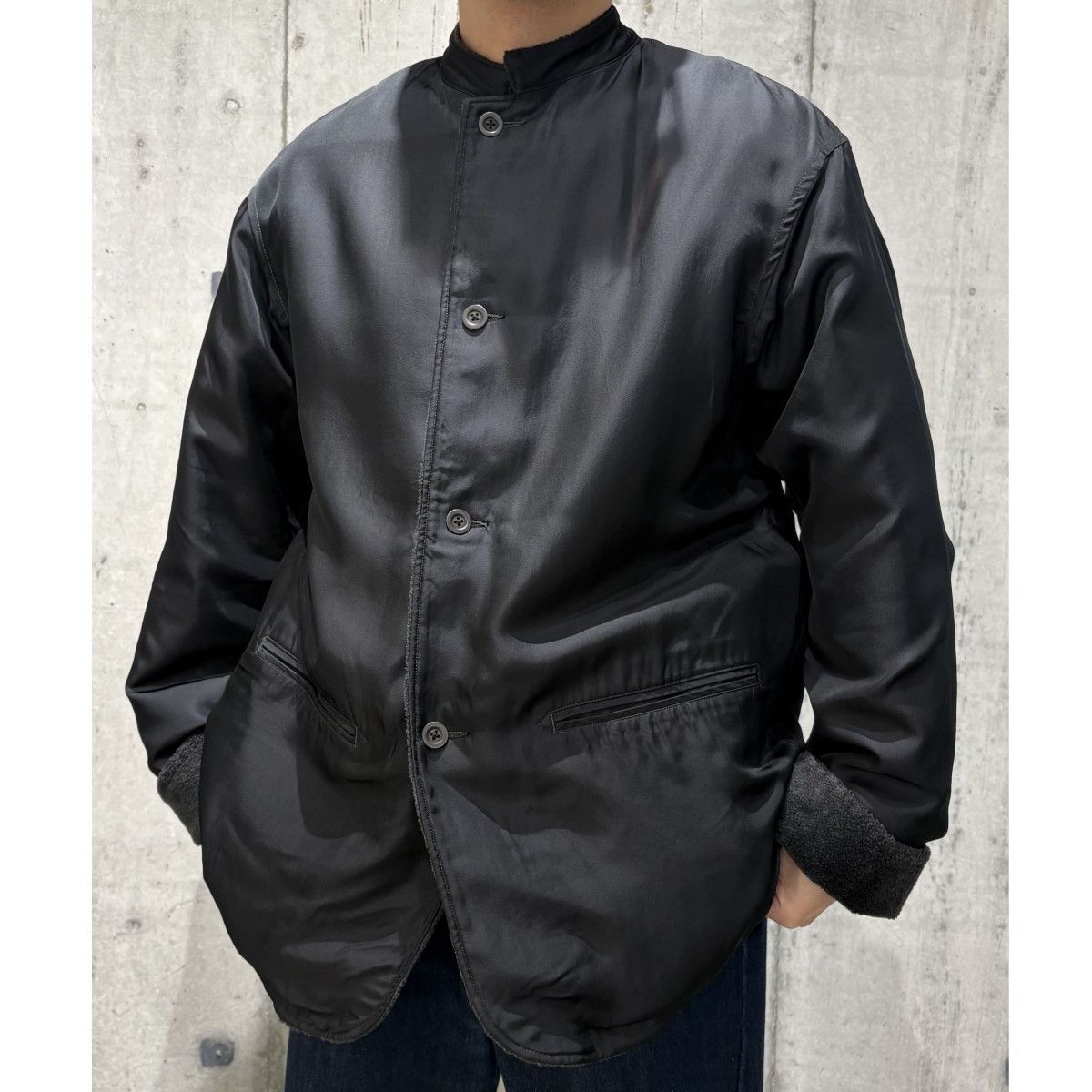 blurhms 22AW Cut Pile Reversible Hospital Jacketリバーシブル