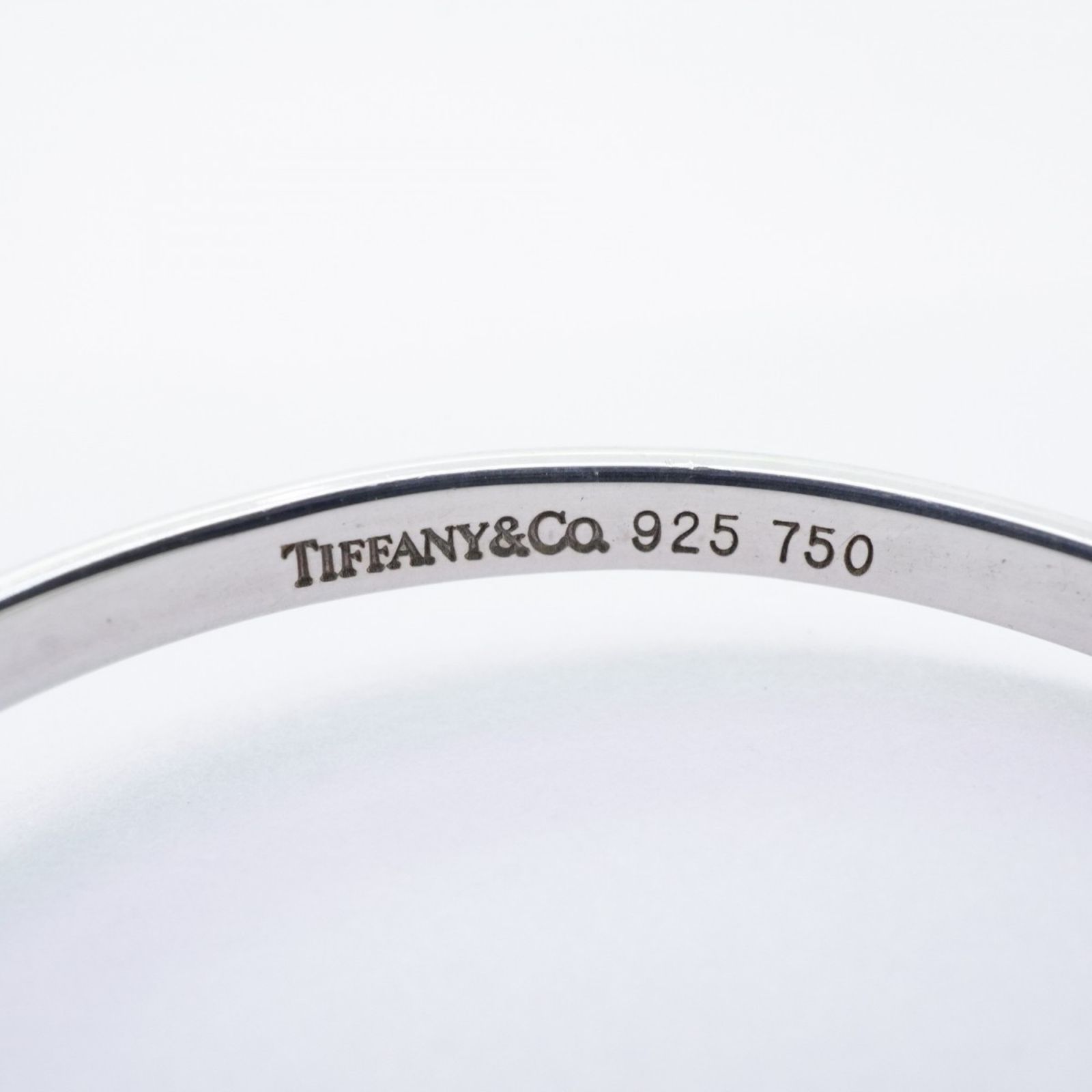 ティファニー バングル フック＆アイ18KYG イエローゴールド シルバー925 ティファニー(Tiffany) ティファニー バングル フック&アイ 18KYG