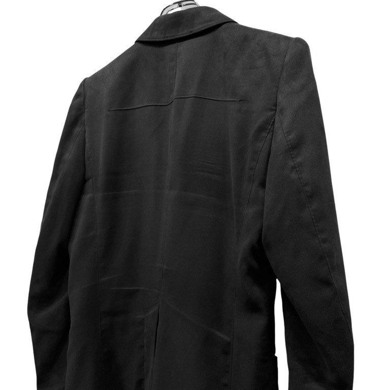 L.G.B. ブラック テーラードジャケット L.G.B. ピーチスキン袖裏ストライプ2Bテーラードジャケット ブレザー