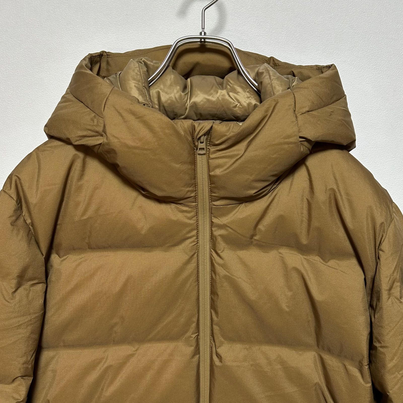UNIQLO ユニクロ シームレスダウンパーカー ブラウン キャメル XXL ユニクロ公式 | シームレスダウンパーカ