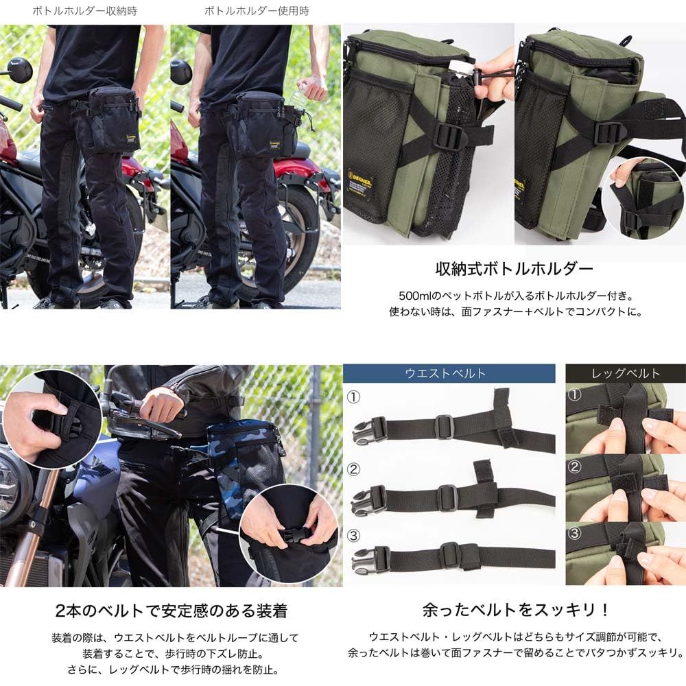 デグナー (DEGNER) ホルスターバッグ HOLSTER BAG NB-203 (マリンカモ