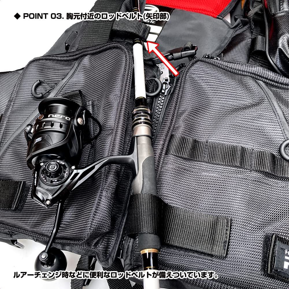 プロックス(Prox) フローティングゲームベスト(PX313) 大人用フリー