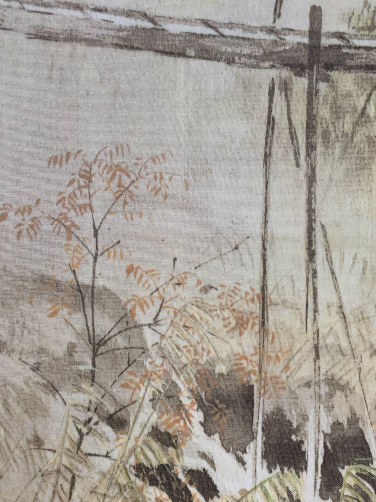 掛け軸】287 川合玉堂「彩雨」工芸 幸野楳嶺師事 愛知の人 #茶掛 #掛軸