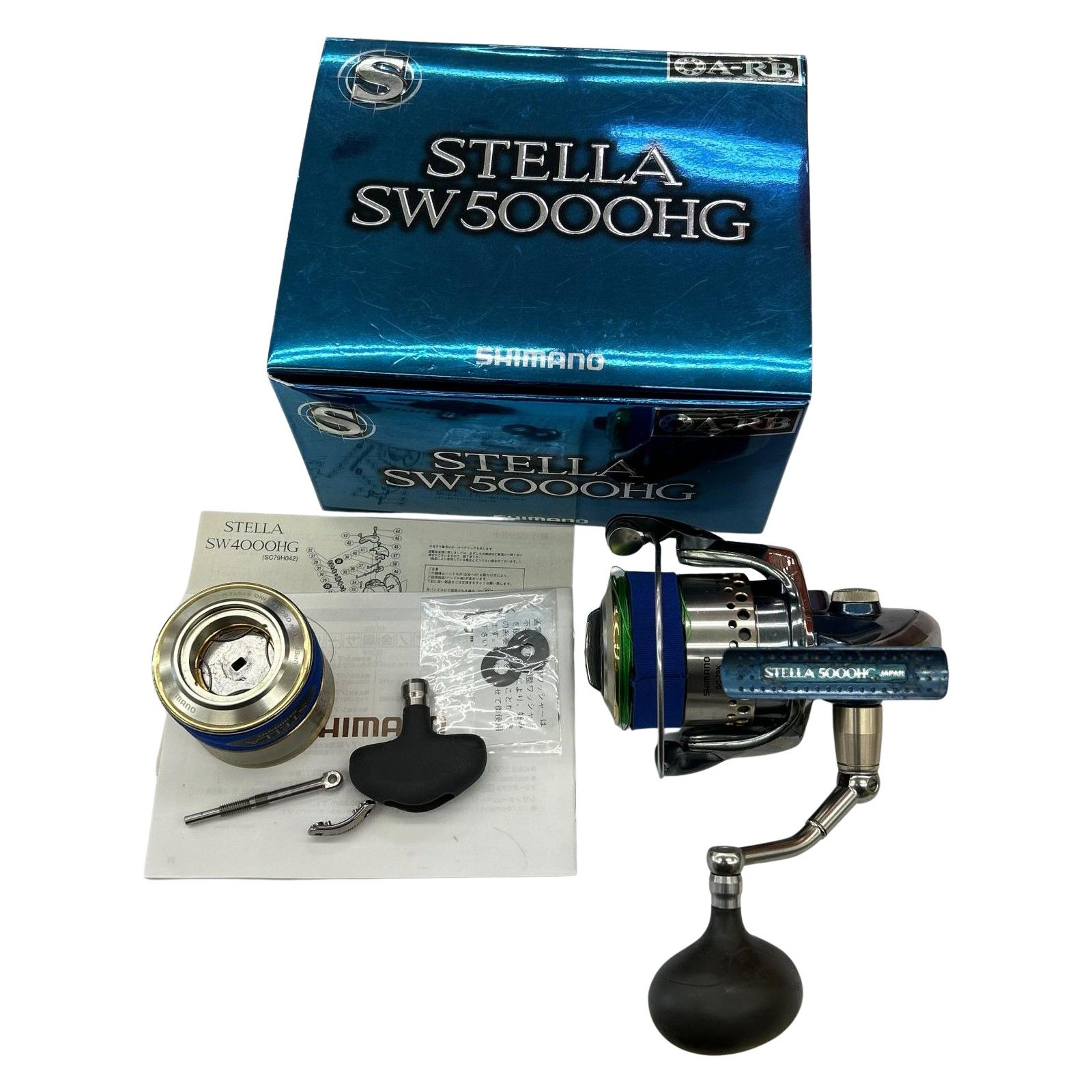 ▽▽SHIMANO シマノ スピニングリール 01ステラSW 5000H 替