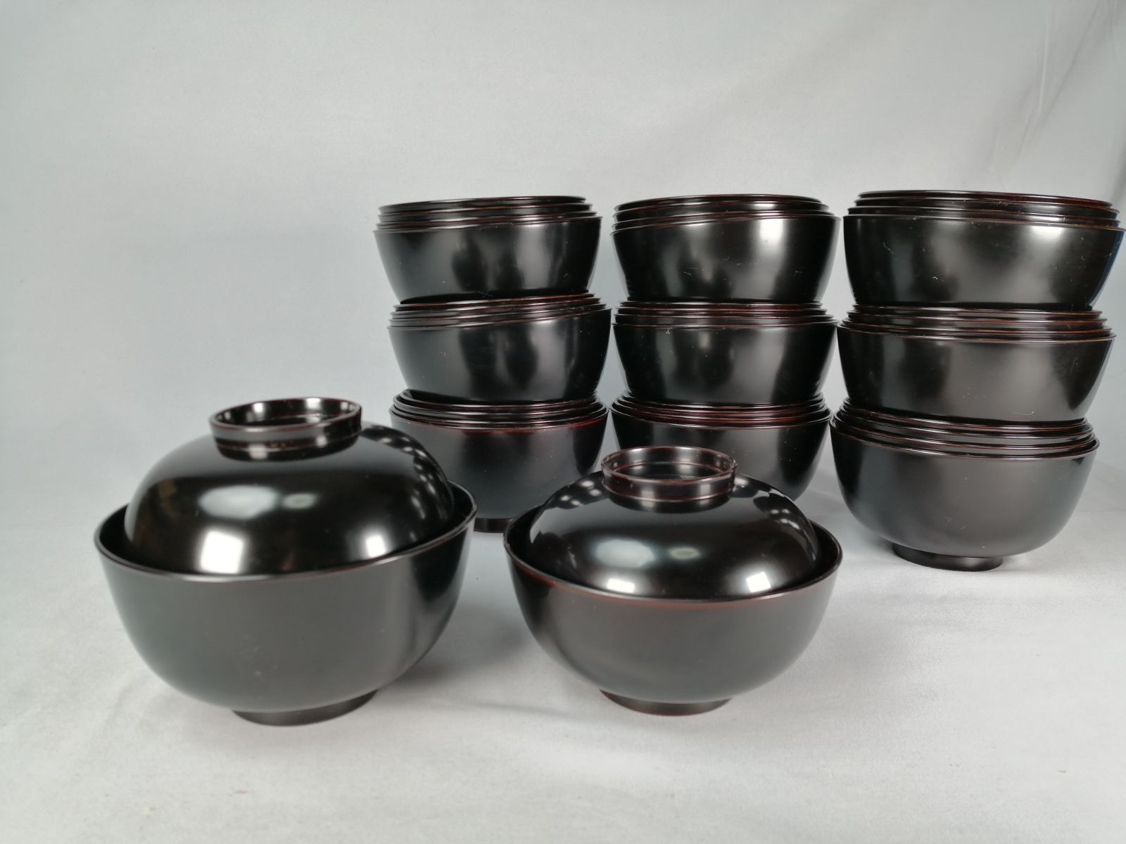 茶事道具】真塗四つ椀 十客セット 漆器 懐石道具388 - メルカリ