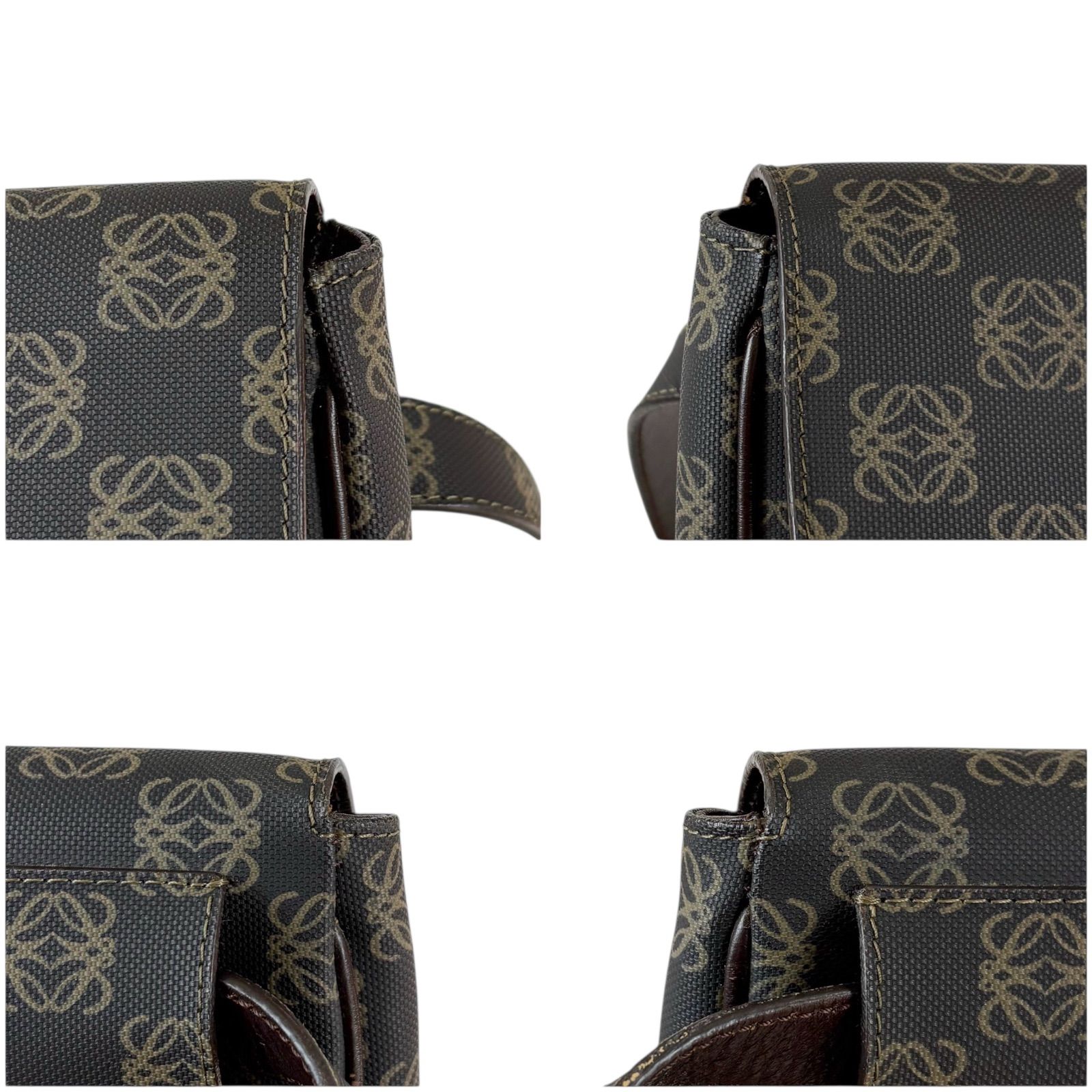 ロエベ LOEWE ウエストポーチ クロスボディバッグ リピートアナグラム