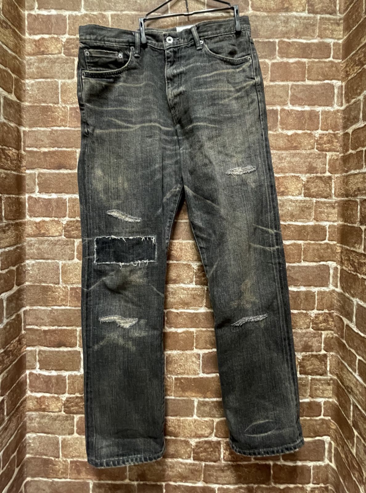 NEIGHBORHOOD SAVAGE DENIM DP MID PANTS 252XBNH-PTM09 BLACK