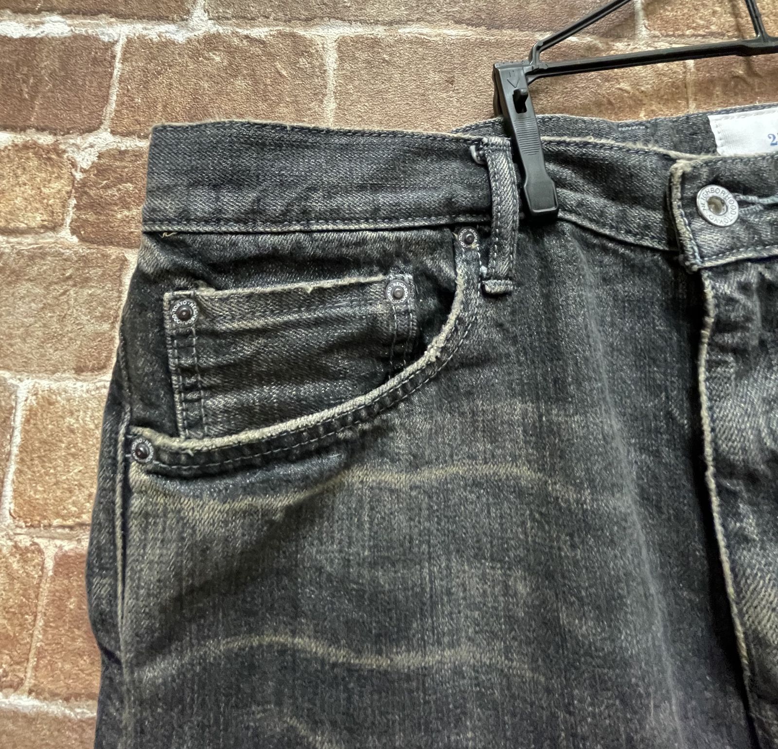 NEIGHBORHOOD SAVAGE DENIM DP MID PANTS 252XBNH-PTM09 BLACK 