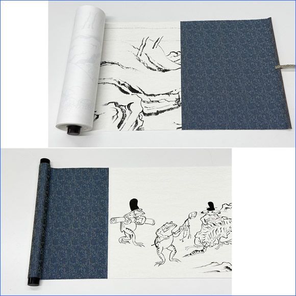 巻物[巻子]-鳥獣戯画 [ちょうじゅうぎが]（甲巻）※国宝複製作品／恵風