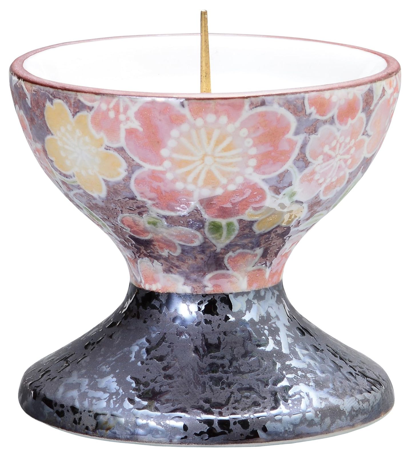 サンメニー 仏壇 灯立 燭台 ろうそく立て 単品 本格 有田焼 日本製