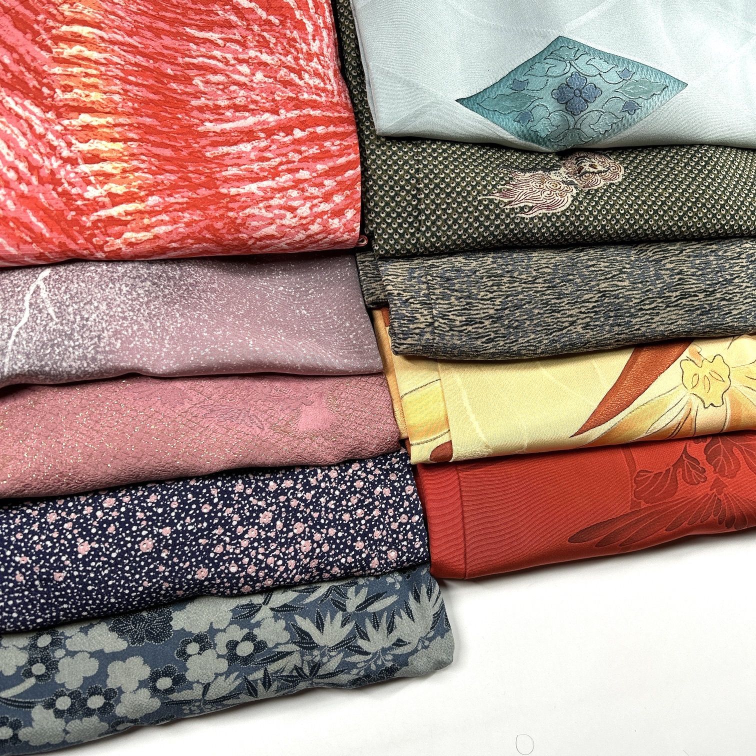 羽織 10枚 正絹 羽織まとめ売り 同梱購入歓迎 リメイク用 着付け練習用