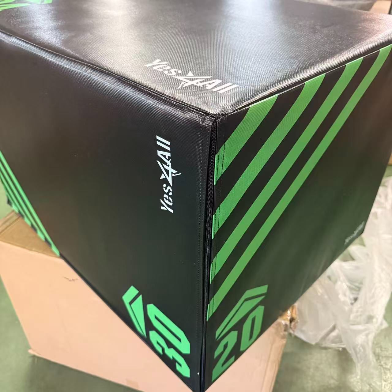 プライオボックス①緑 イエスフォーオール Yes4All ジャンプボックス