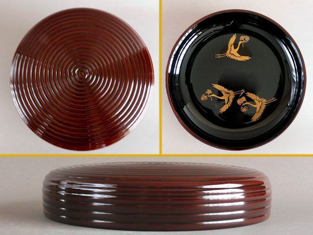 輪島塗 蒔絵師 桂月 塗師 彪人 松喰鶴 喰籠 - メルカリ