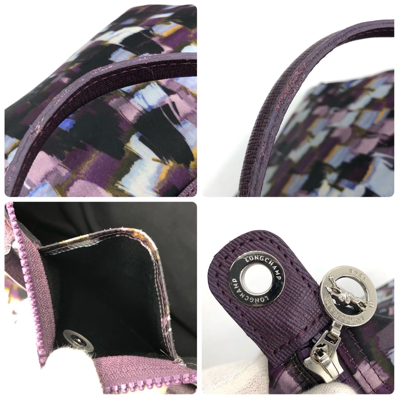 longchamp 旅行 袋 in purple LONGCHAMP ロンシャン ロゾ トートバッグ 