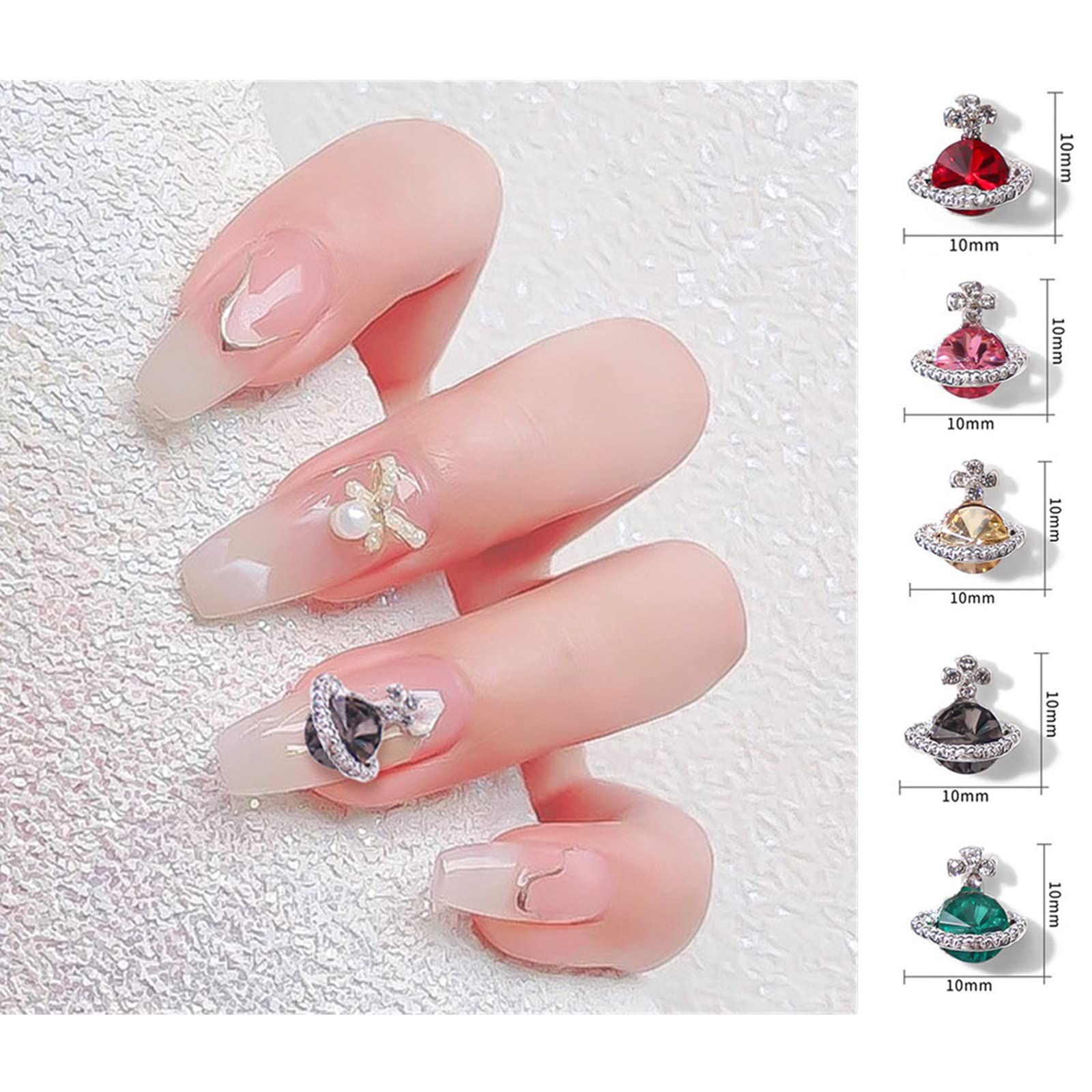 ラインストーン ネイルパーツ 30個セット 大きい 3D 立体 惑星 ネイル